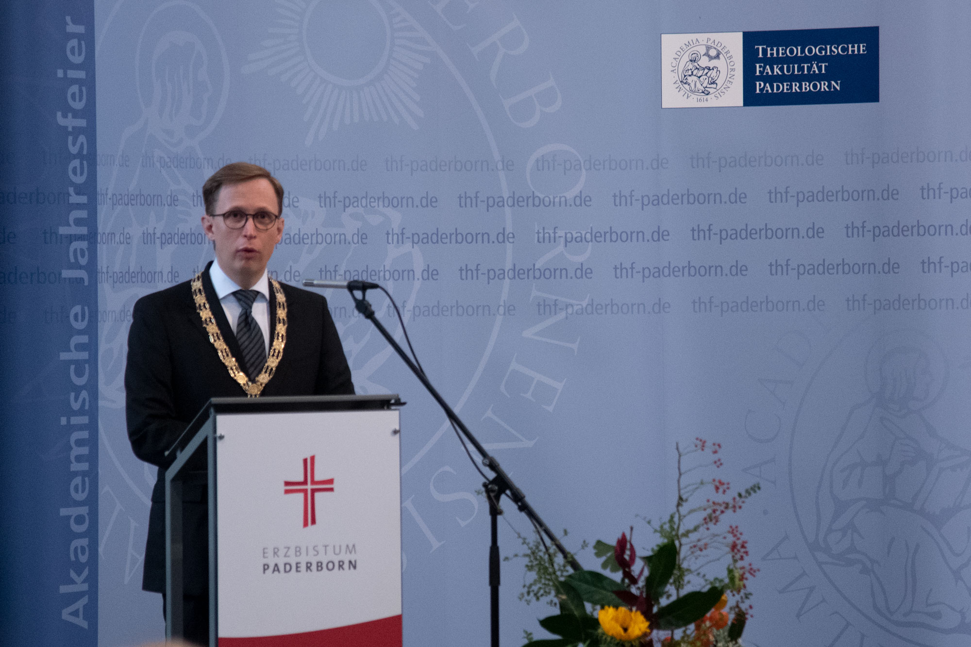 Rektor Prof. Dr. Stefan Kopp hält Rückschau auf das Studienjahr 2020/21.