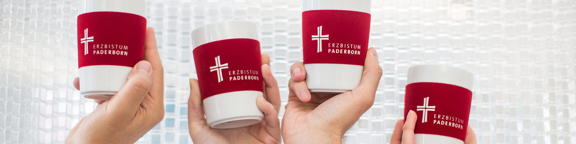 Kaffeebecher des Erzbistums Paderborn