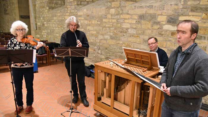 Werke von Johann Rosenmüller aktiv in Probe umgesetzt