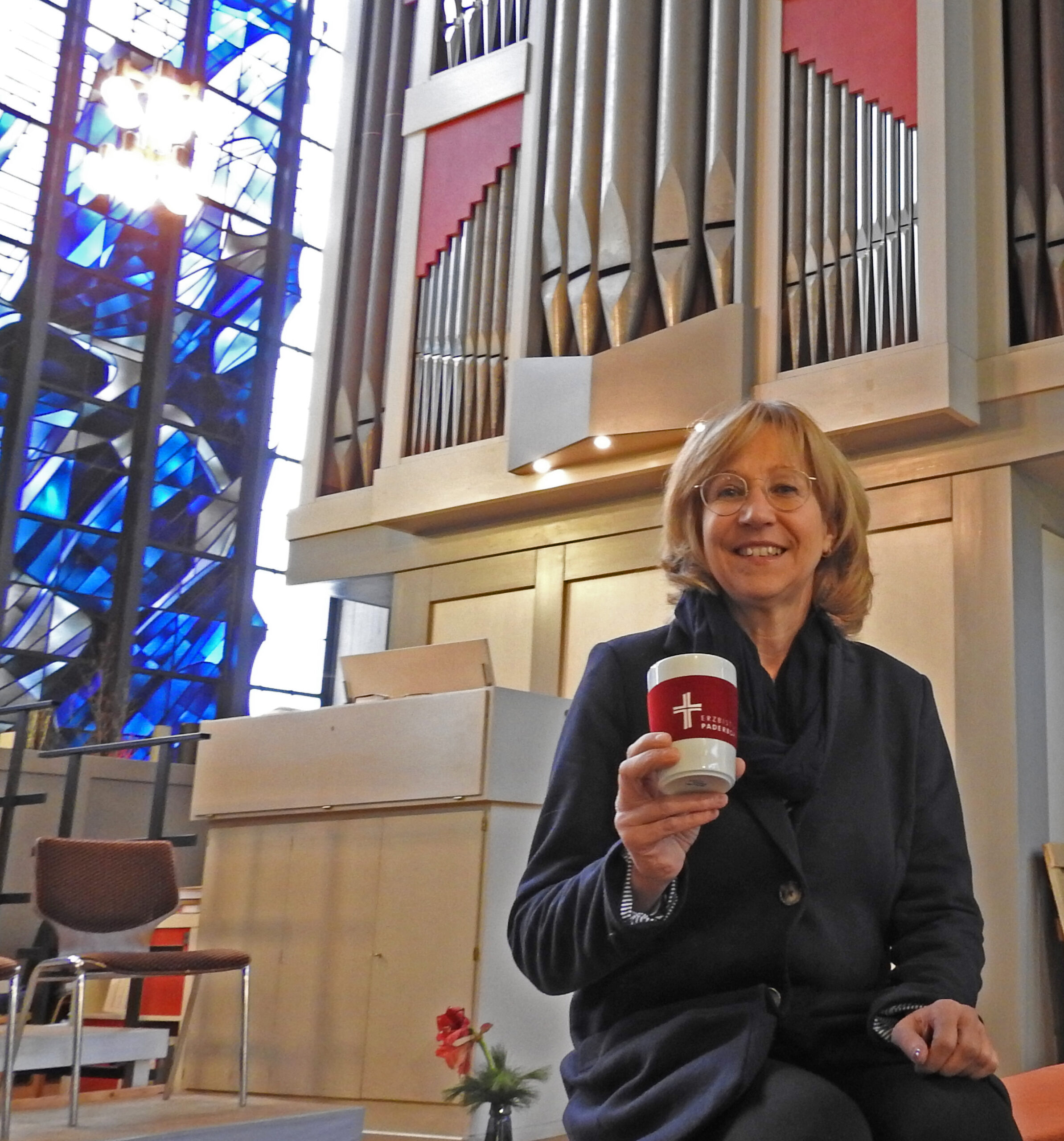 Dekanatskirchenmusikerin, Chorleiterin und Lehrbeauftragte an der Uni Siegen: Helga Maria Lange.