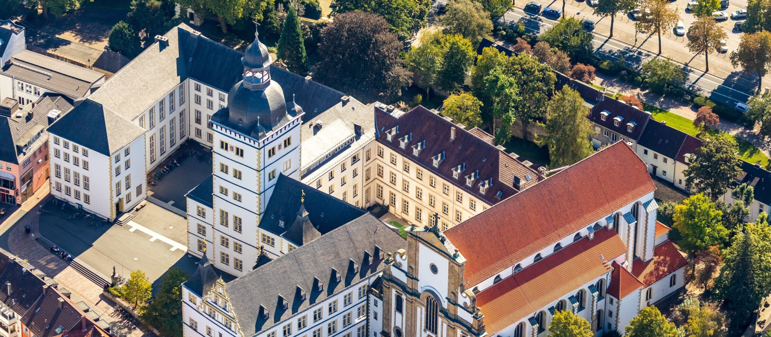 Luftansicht Theologische Fakultät Paderborn