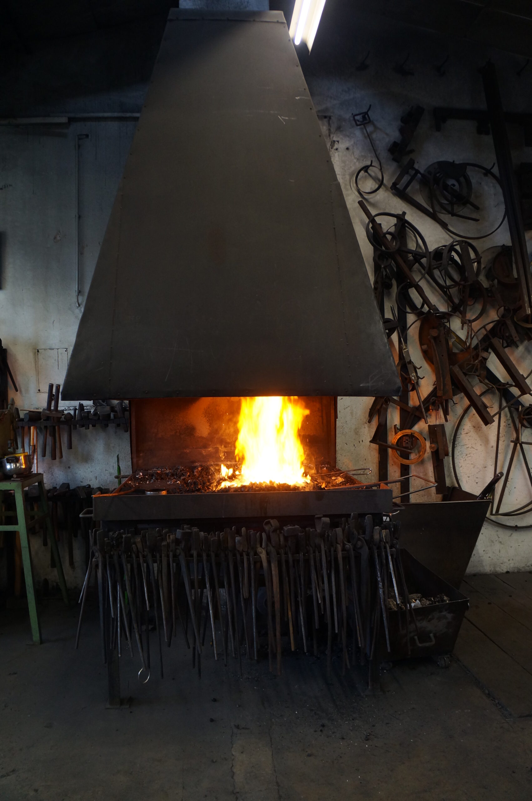 Feuer in der Abteischmiede