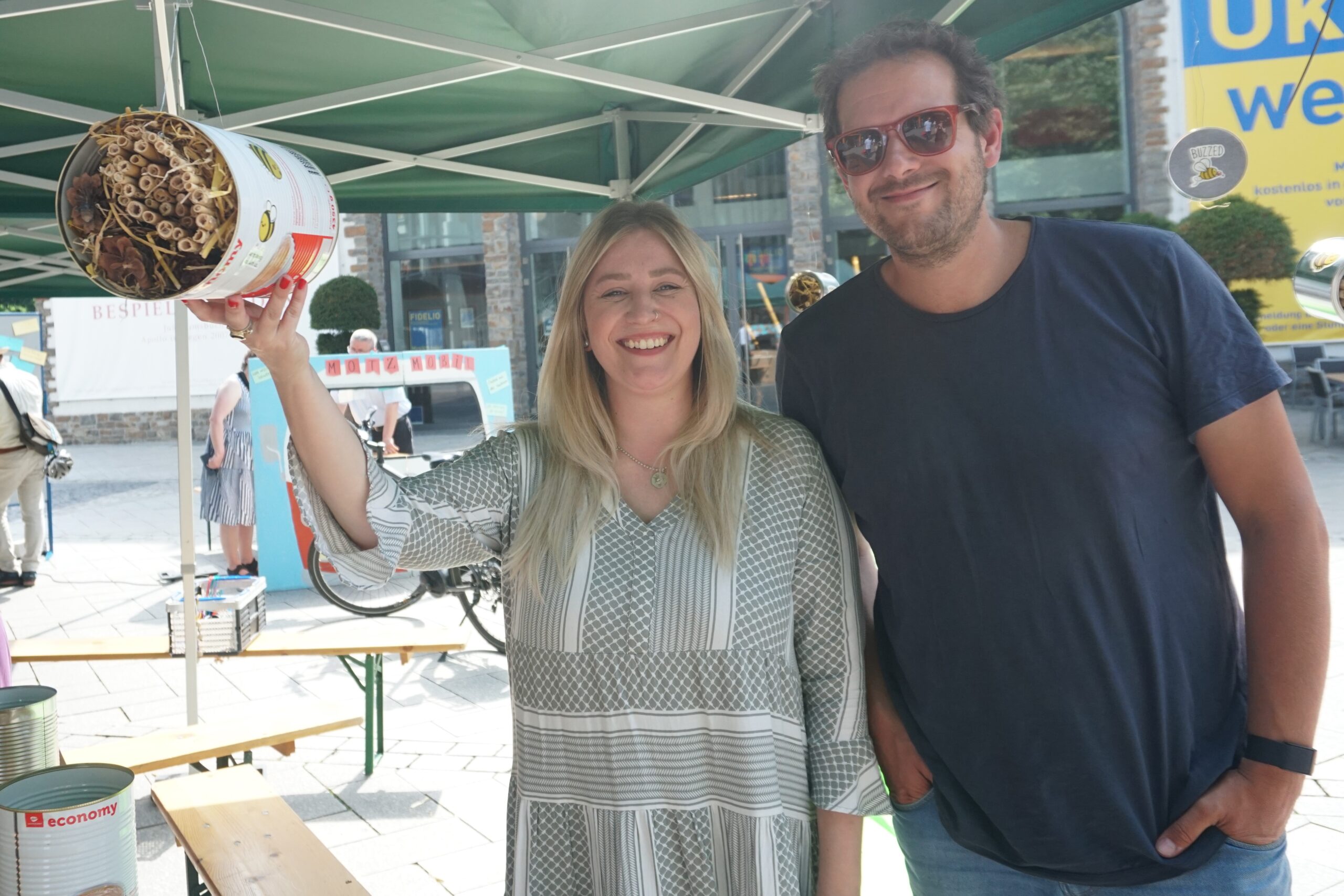 Bienenhotels beim Ökumenischen Kirchentag in Siegen