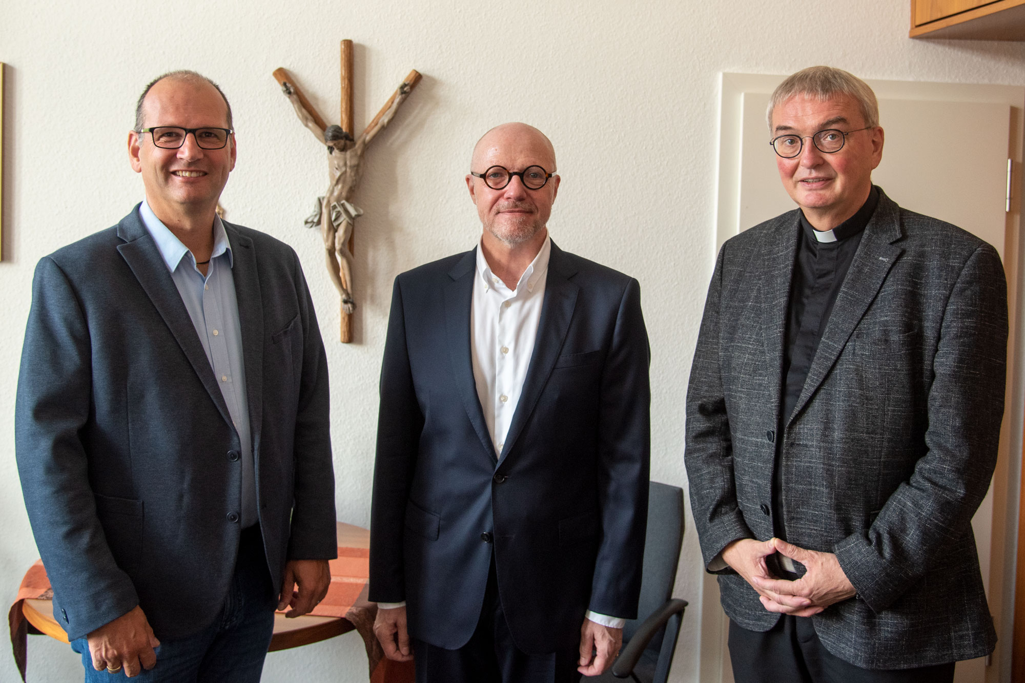 Interventionsbeauftragter Thomas Wendland, Pastor Liudger Gottschlich, Prälat Thomas Dornseifer