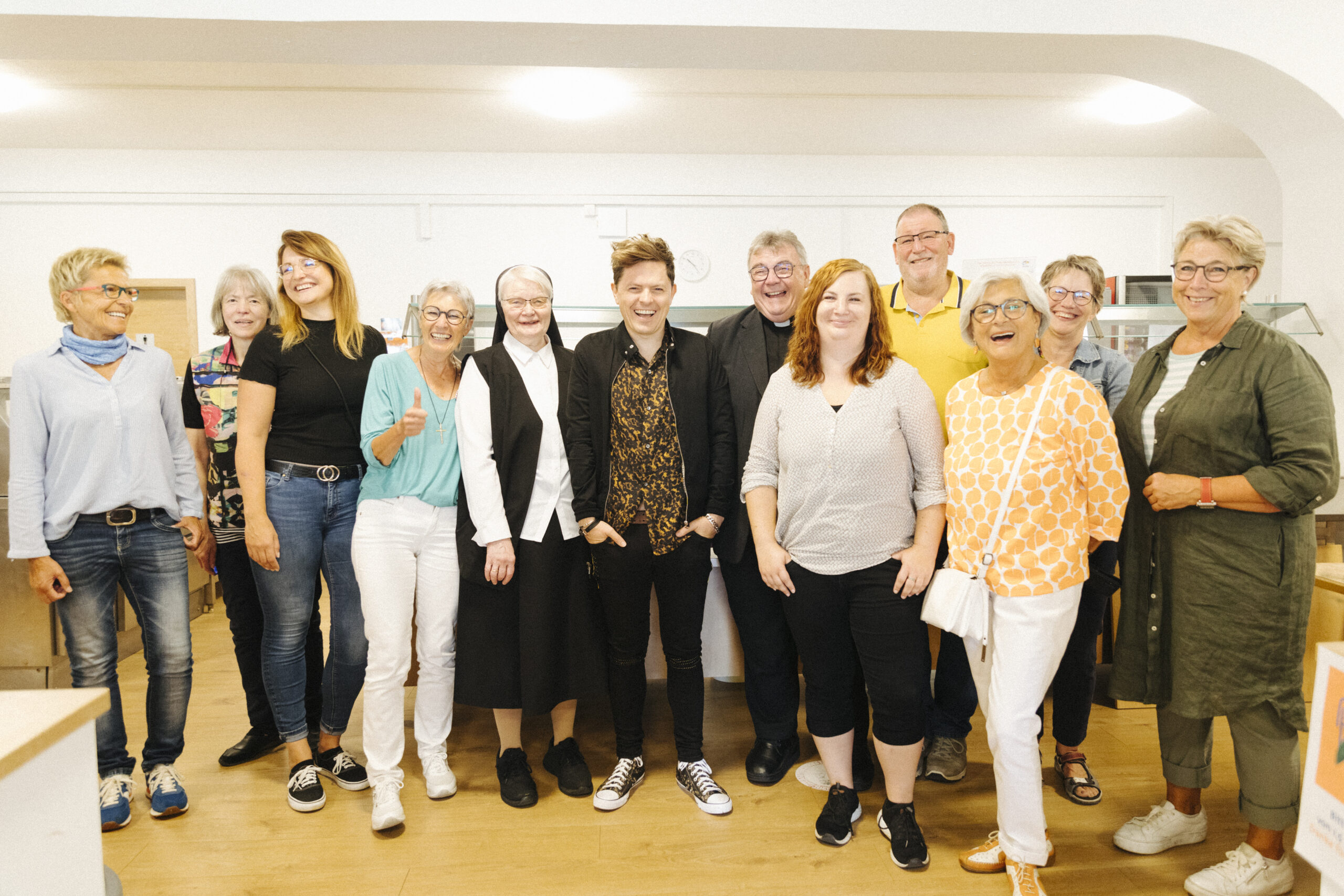 Michael Patrick Kelly, Monsignore Georg Austen und Ehrenamtliche von PaderMahlZeit