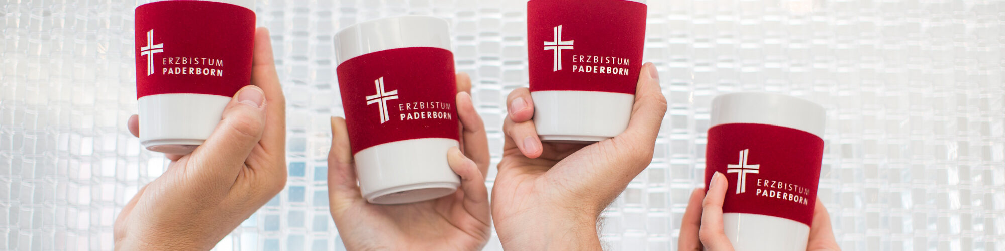 Kaffeebecher des Erzbistums Paderborn
