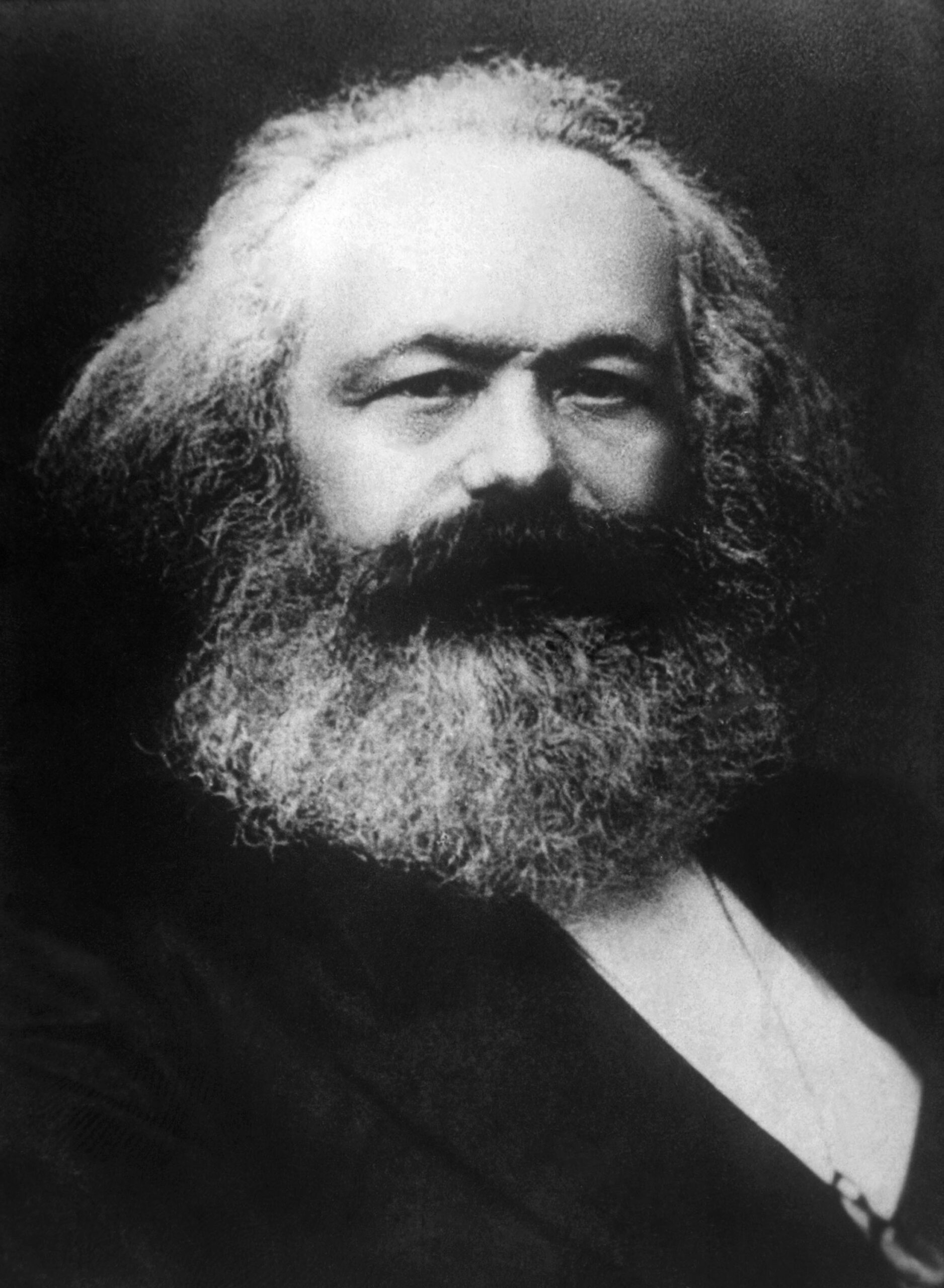 Eine Fotografie von Karl Marx