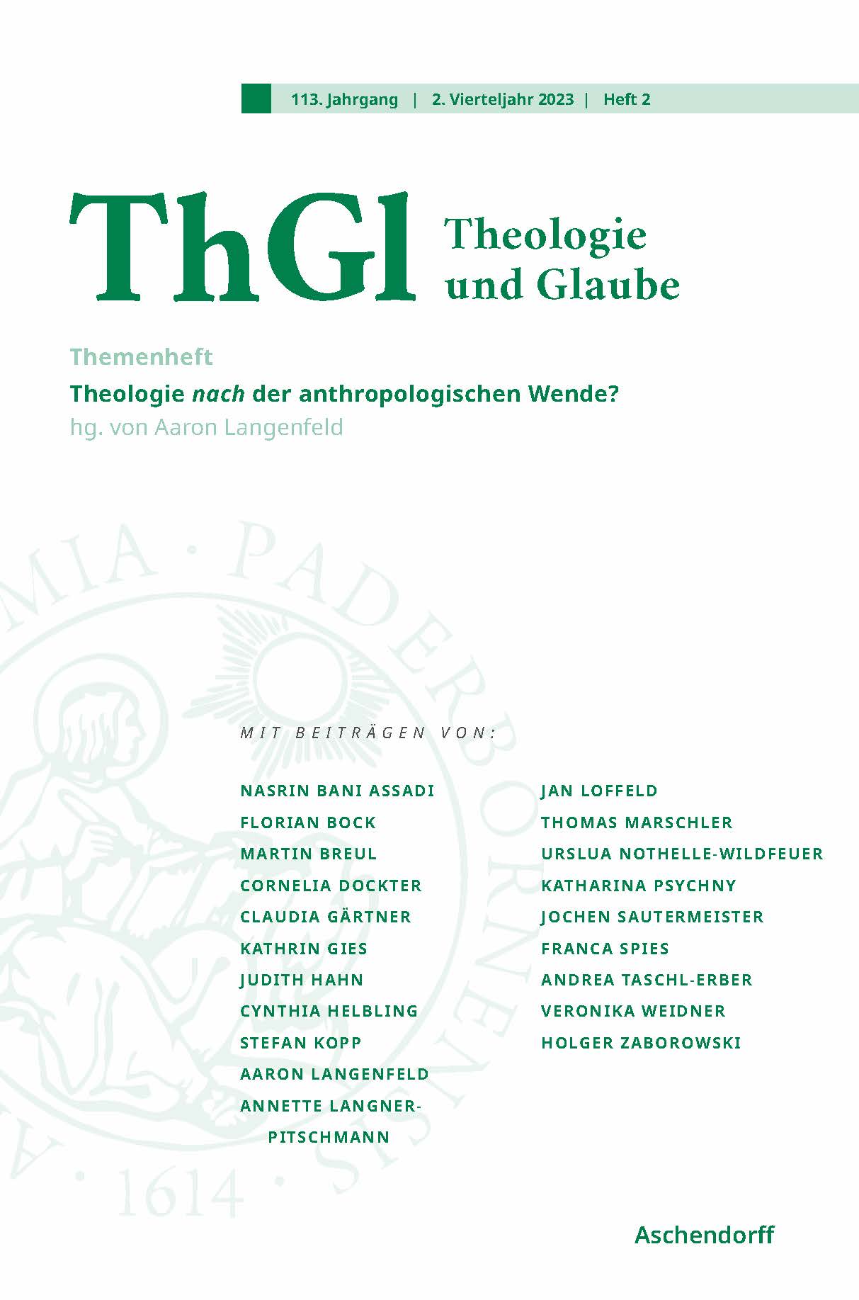 "Theologie und Glaube"