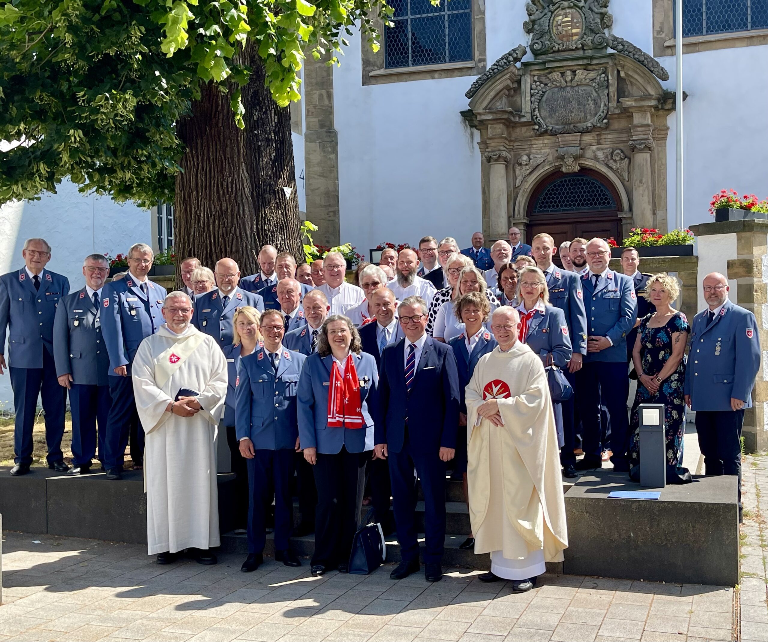 Johannesempfang Malteser 2023 Gruppenfoto