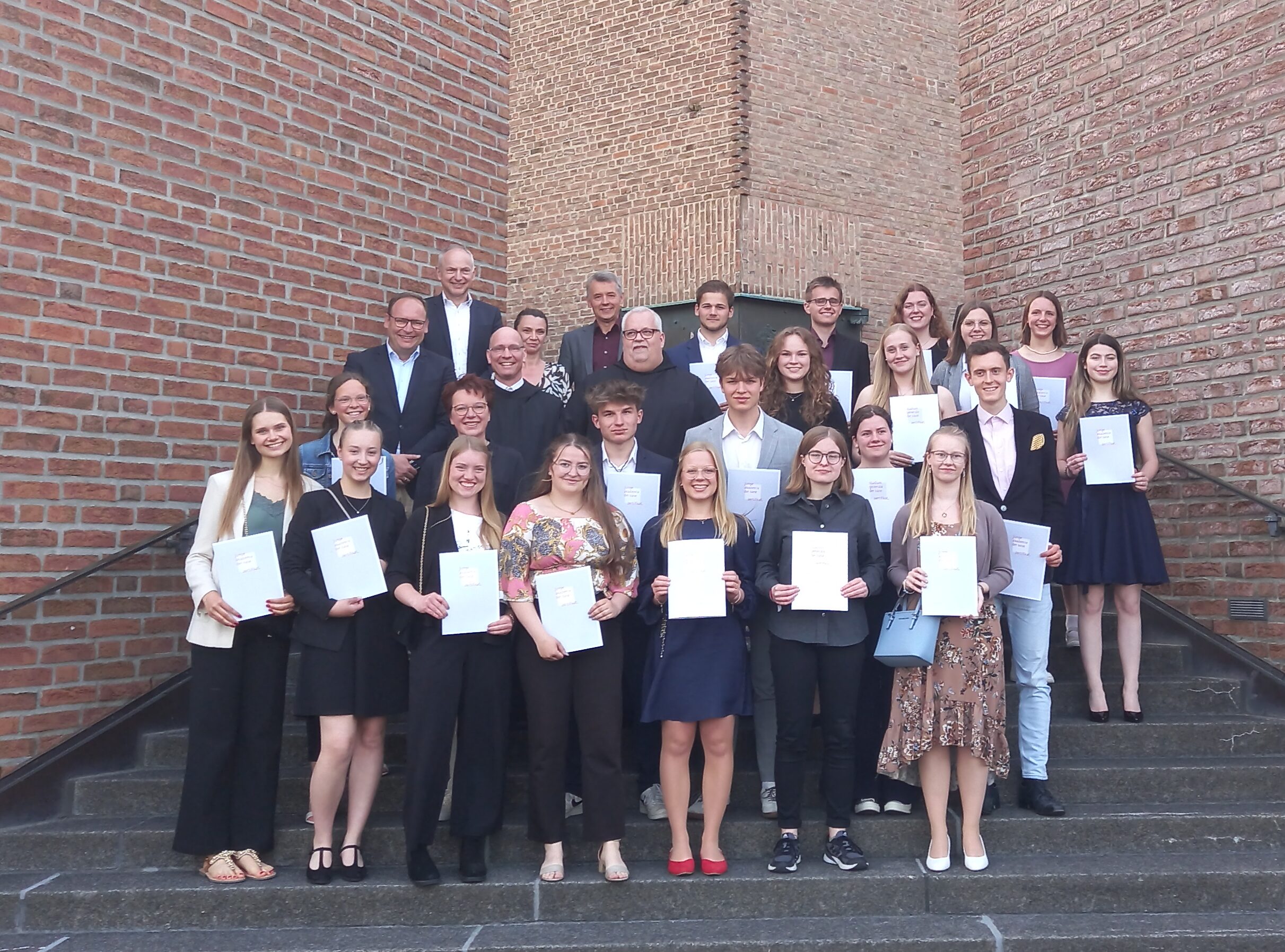Zertifikatsverleihung 2023 der Jungen Akademie der Abtei Königsmünster