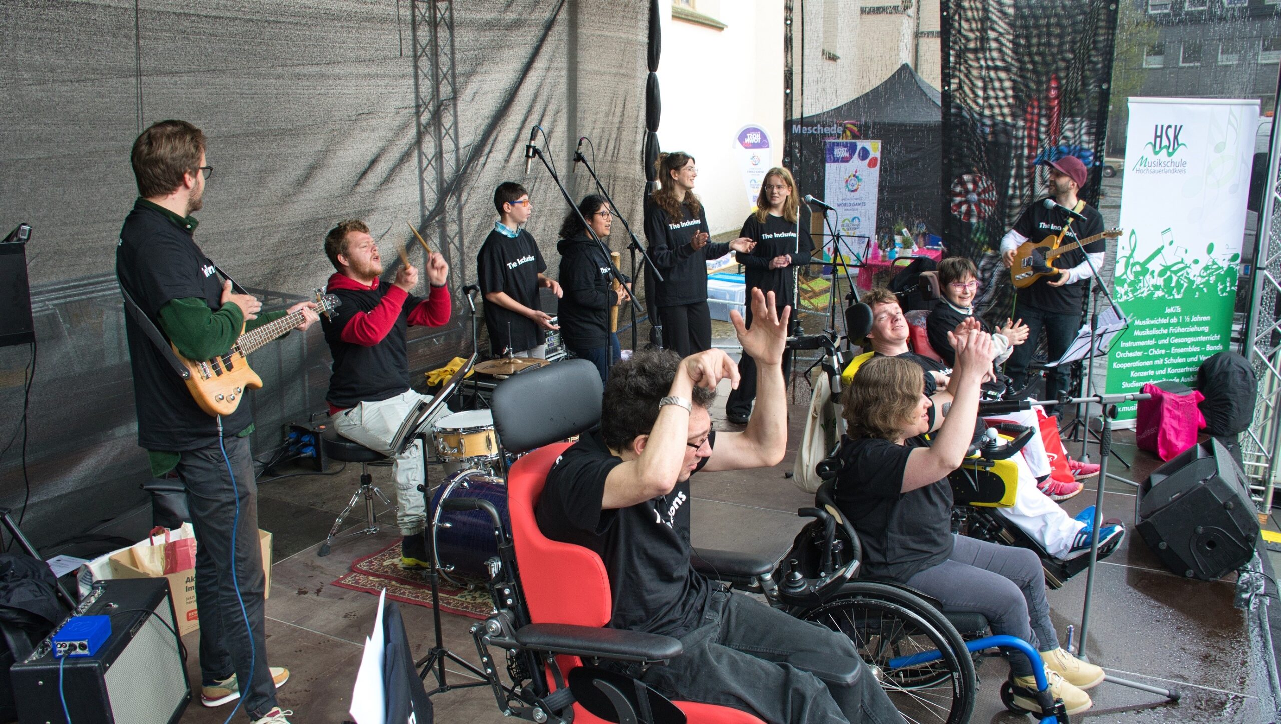The Inclusions auf dem Stadtfest in Meschede