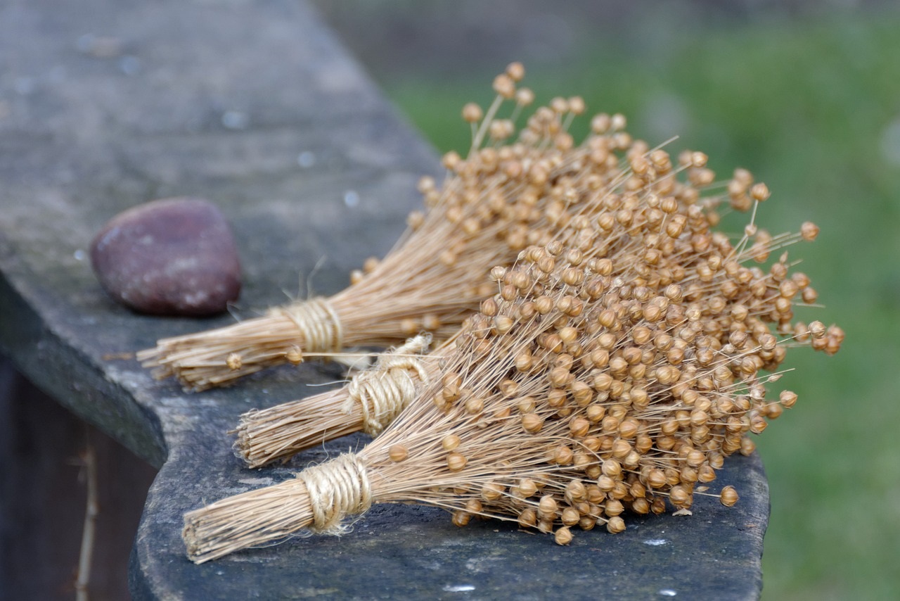 Vom Flachs zum Leinen