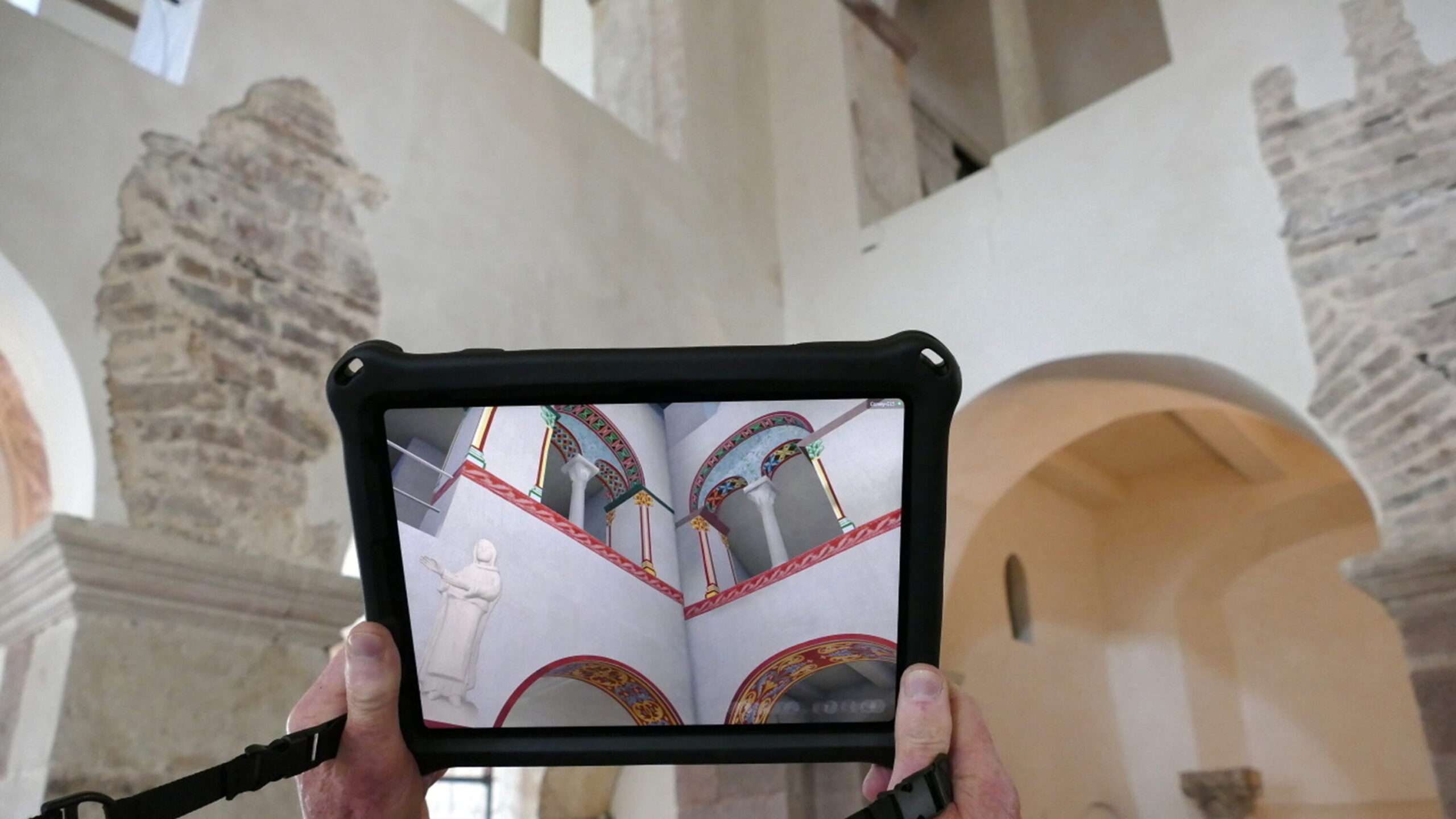Augmented Reality in Corvey World Heritage