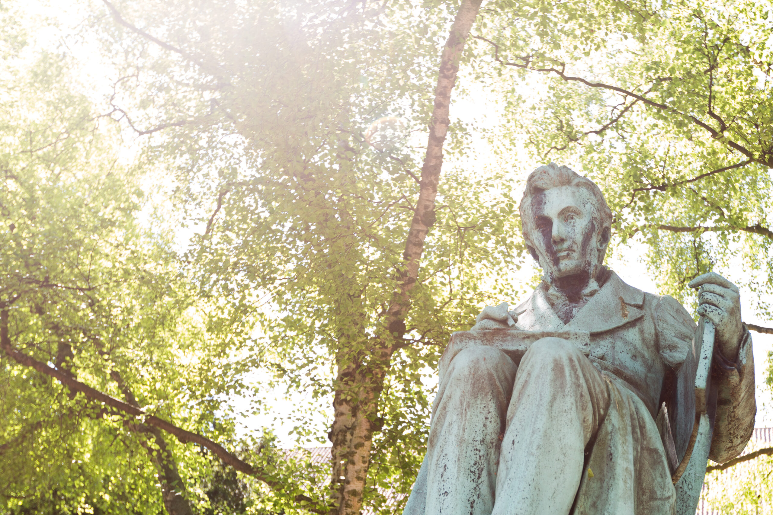 Statue von Søren Kierkegaard