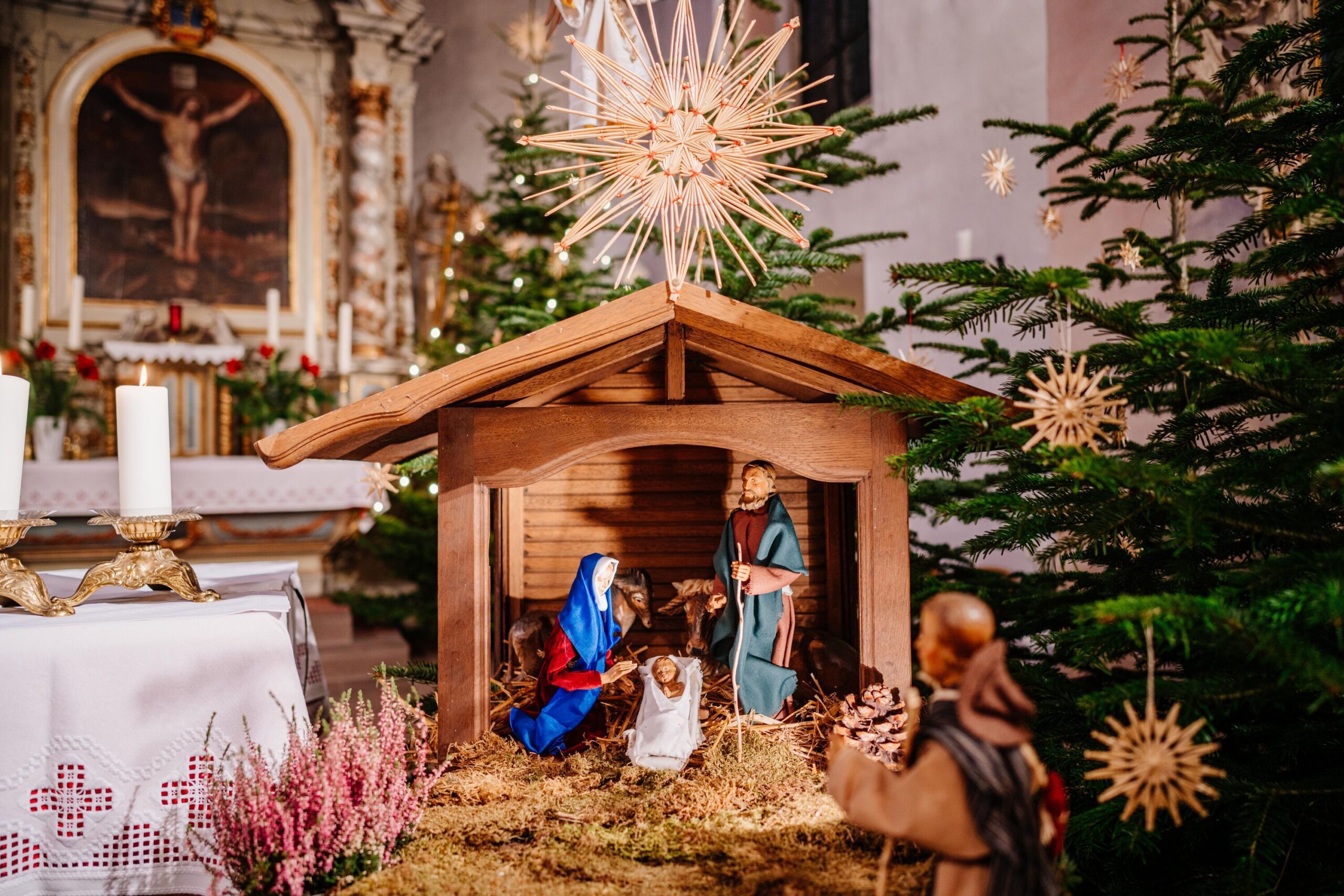 An Weihnachten feiern wir die Geburt Jesu