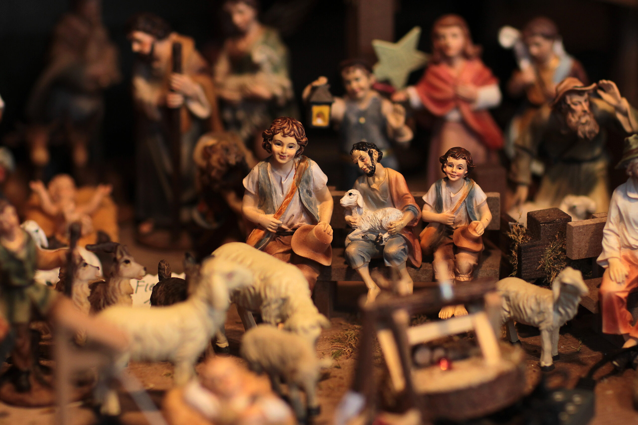 Die Hirten finden Jesus als erstes in der Krippe