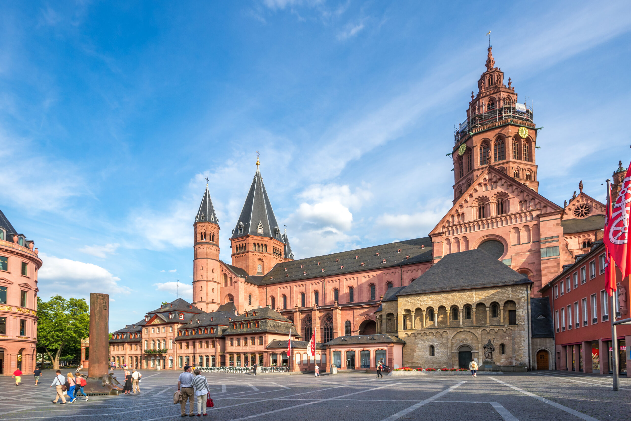 Blick auf die Mainzer Kathedrale
