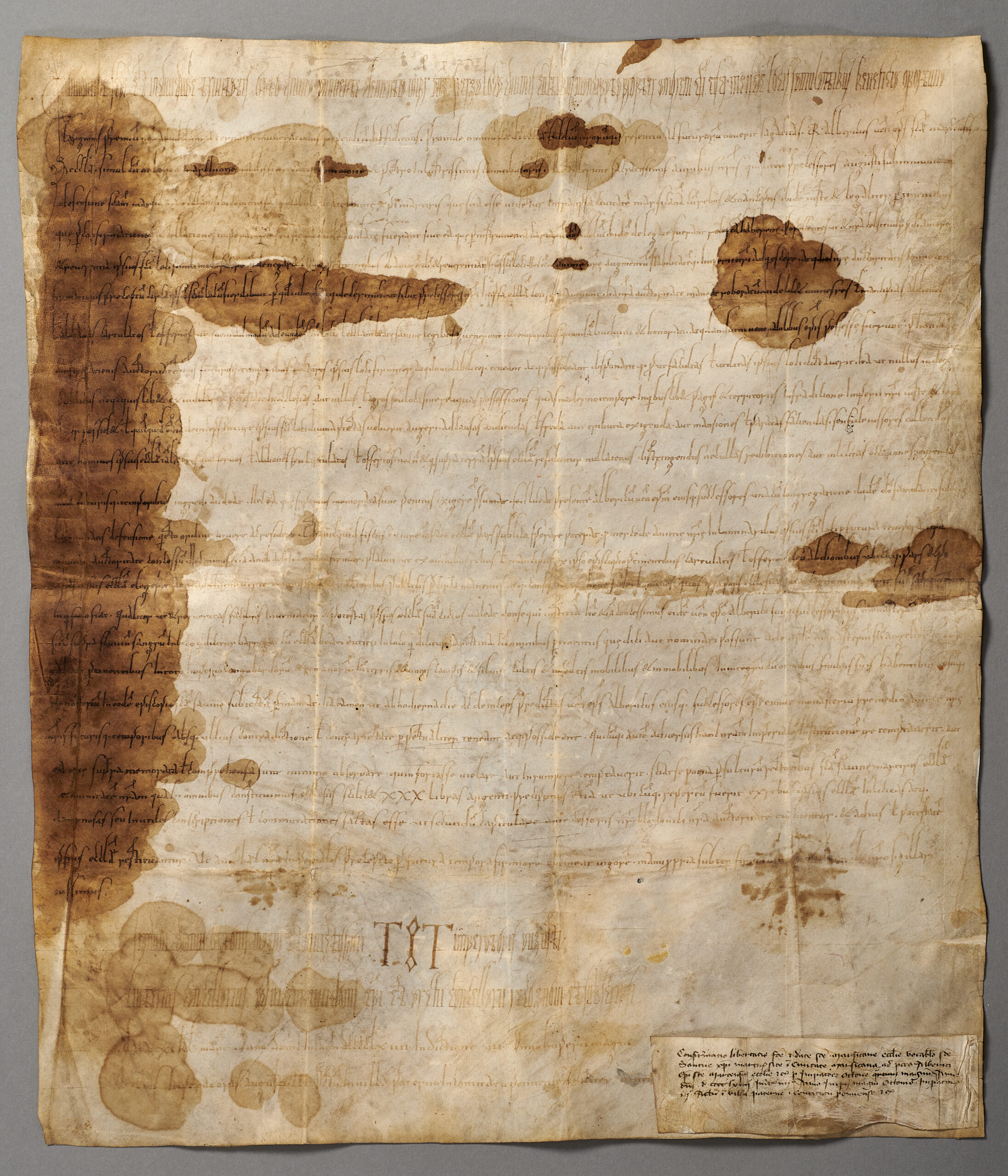 Die älteste Urkunde des Erzbistums Paderborn