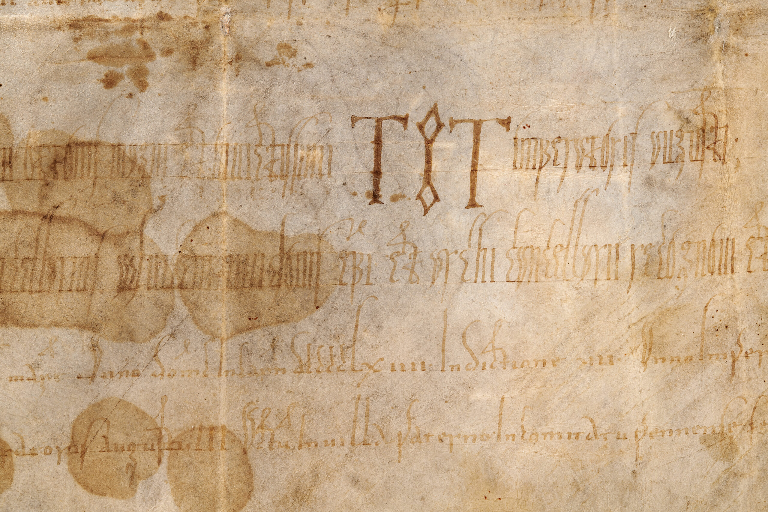 Die älteste Urkunde des Erzbistums Paderborn
