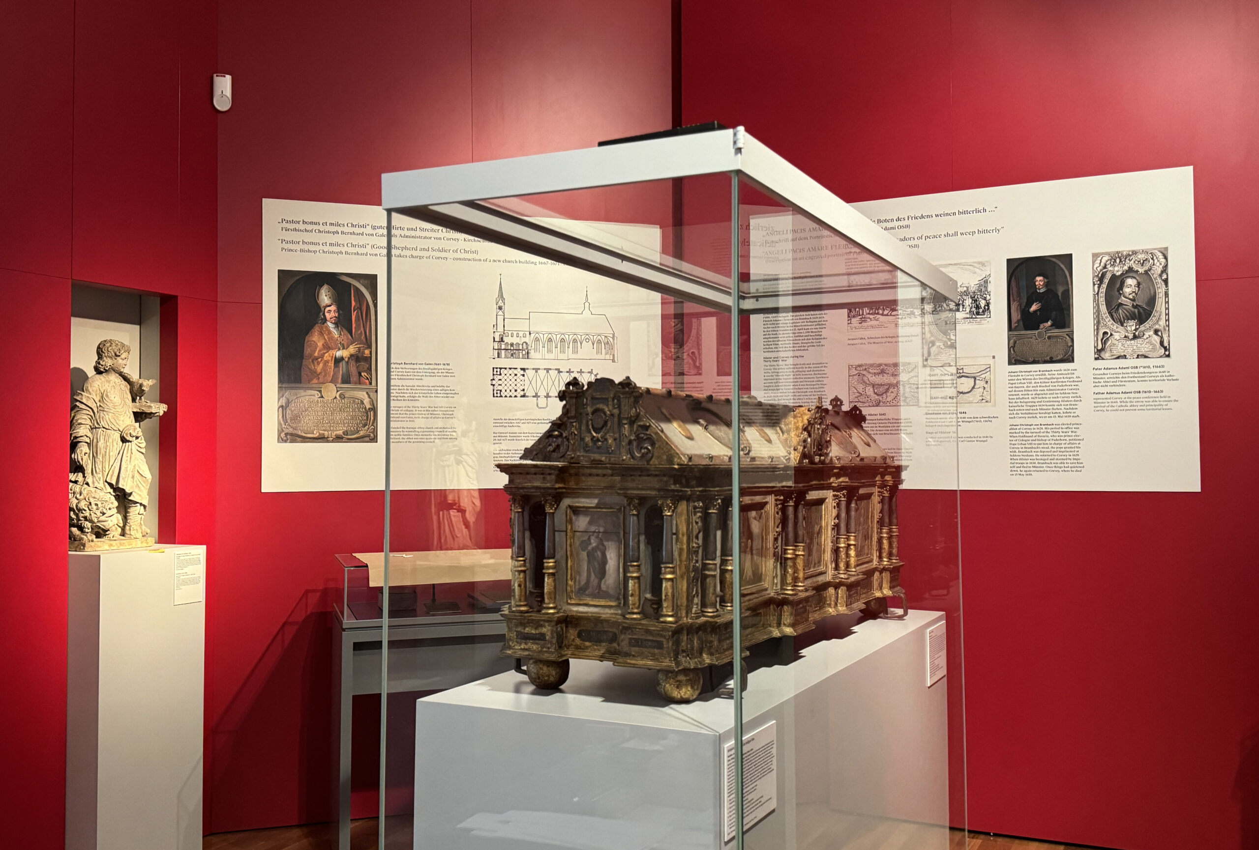 Der Vitusschrein ist ein Teil der neuen Dauerausstellung in Corvey