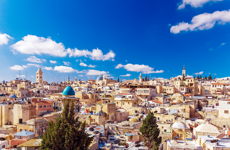 Blick auf Jerusalems Altstadt