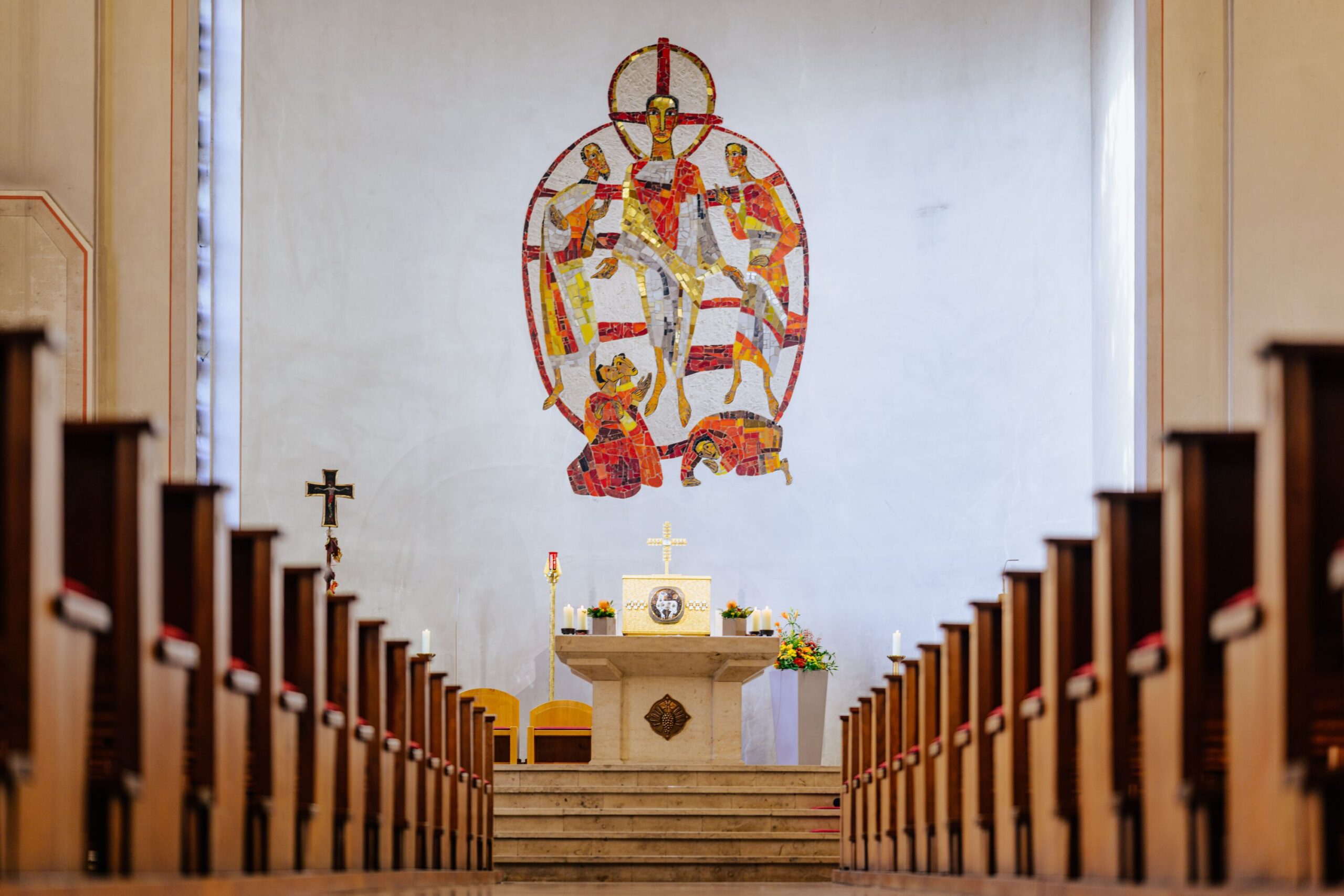 Pfarrei Christkönig Gellershagen Innenansicht