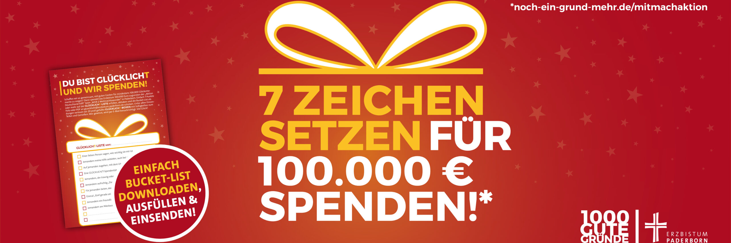 Slider - Mitmachaktion GLÜCKLICH/T Bucket-List-Challenge