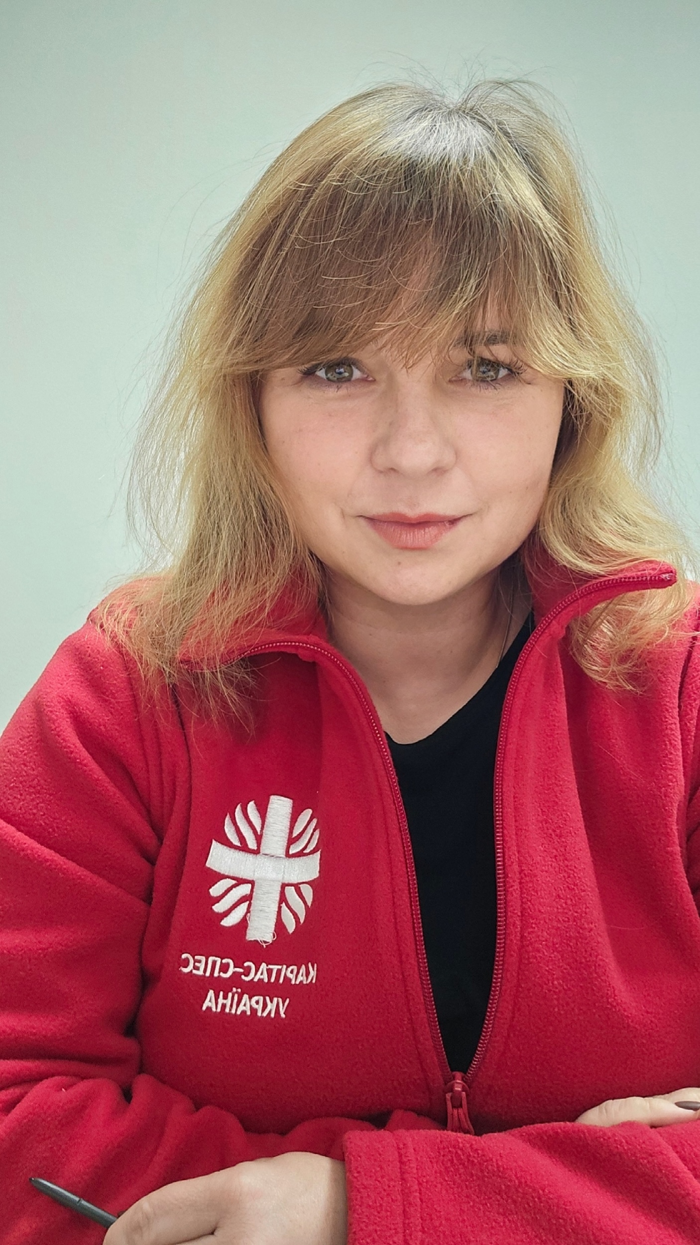 Olena Voichyk, Leiterin der Projektabteilung von Caritas-Spes in Kiew