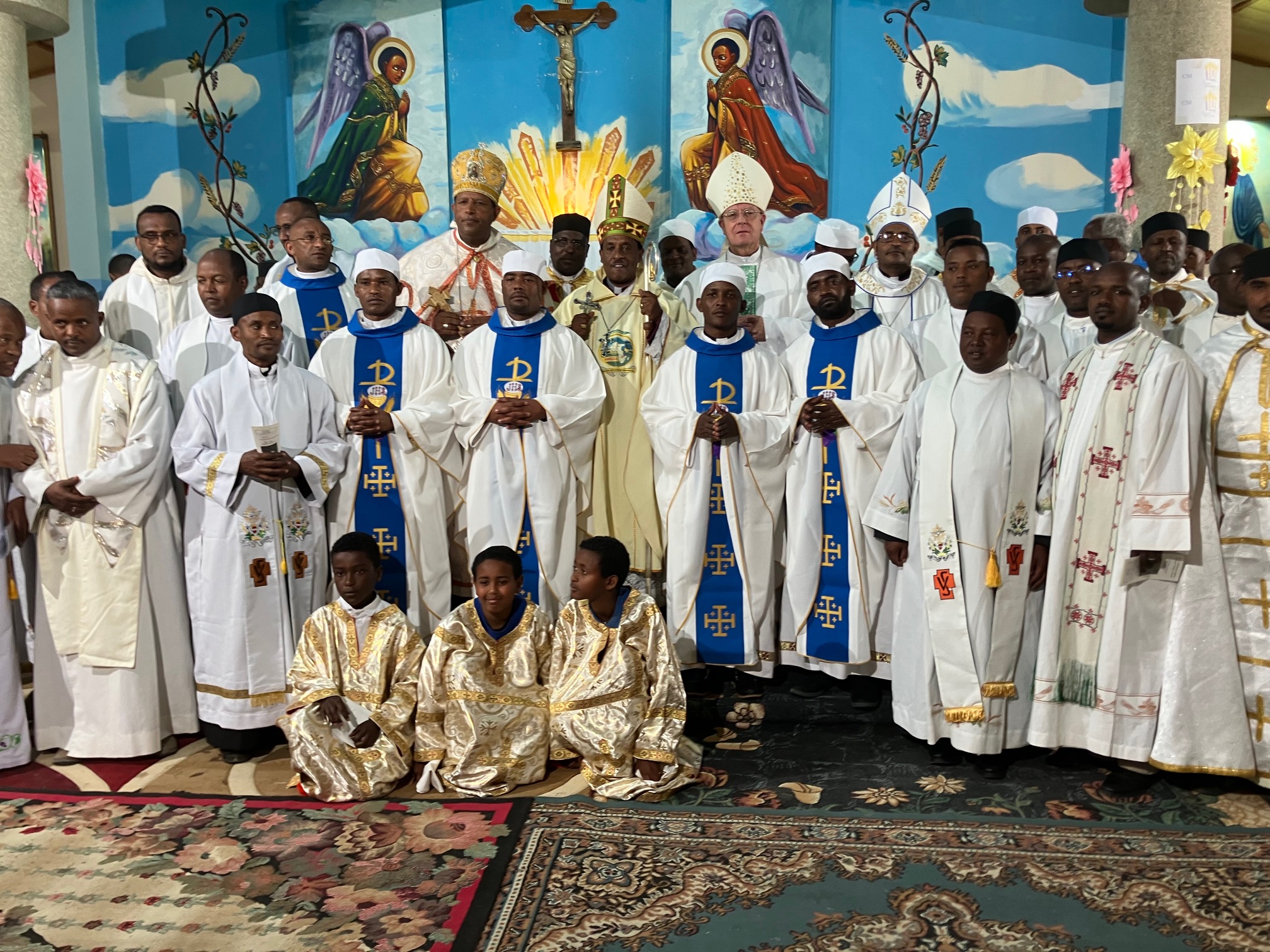 Priesterweihe mit Weihbischof in Addis Abbeba