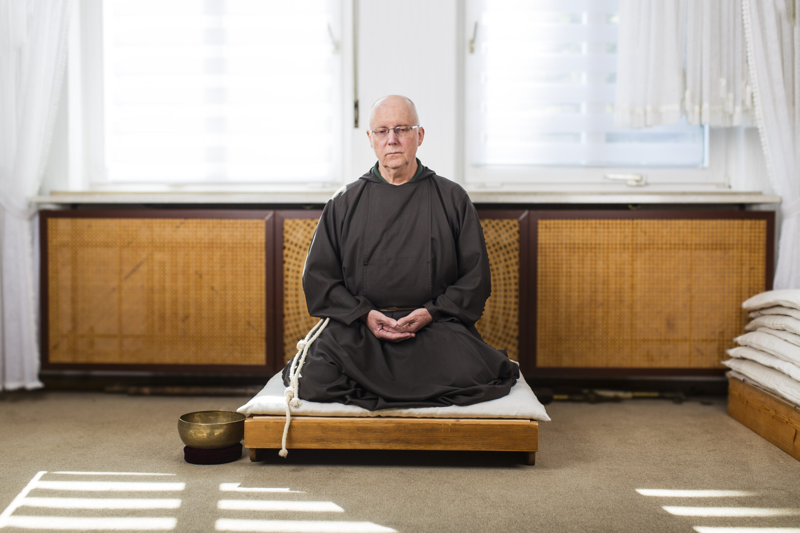 Kapuzinerpater Joachim Wrede gibt Tipps zur Meditation