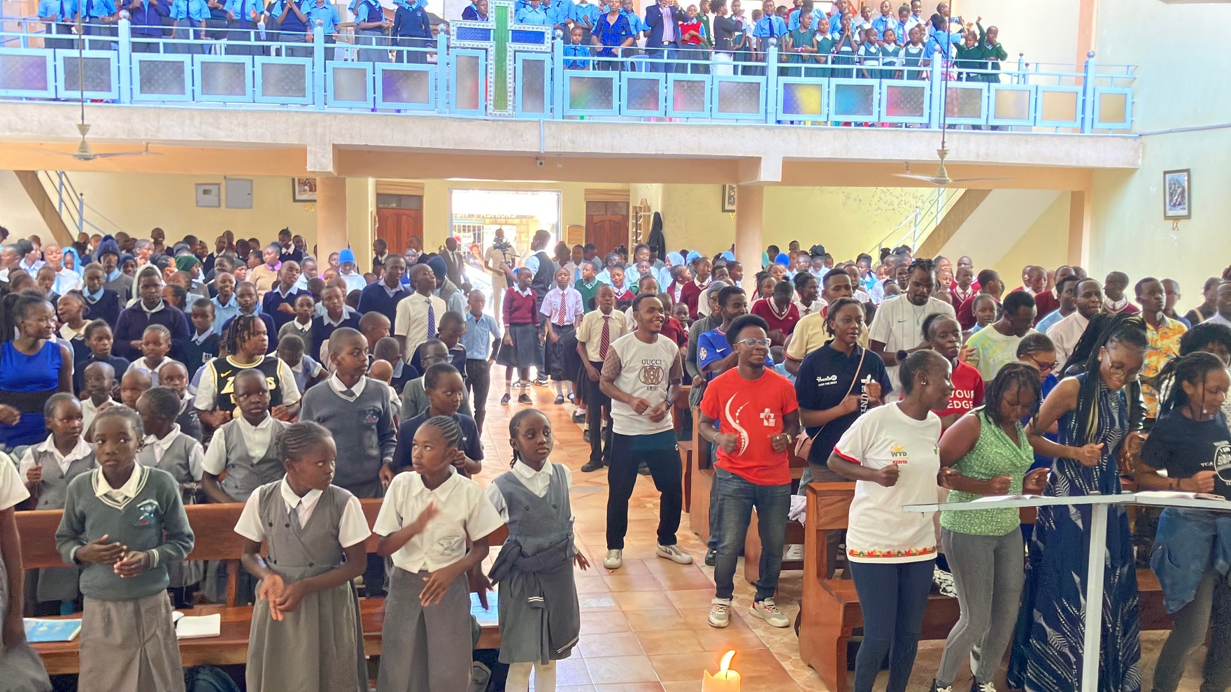 Heilige Messe in Nairobi (Kenia)