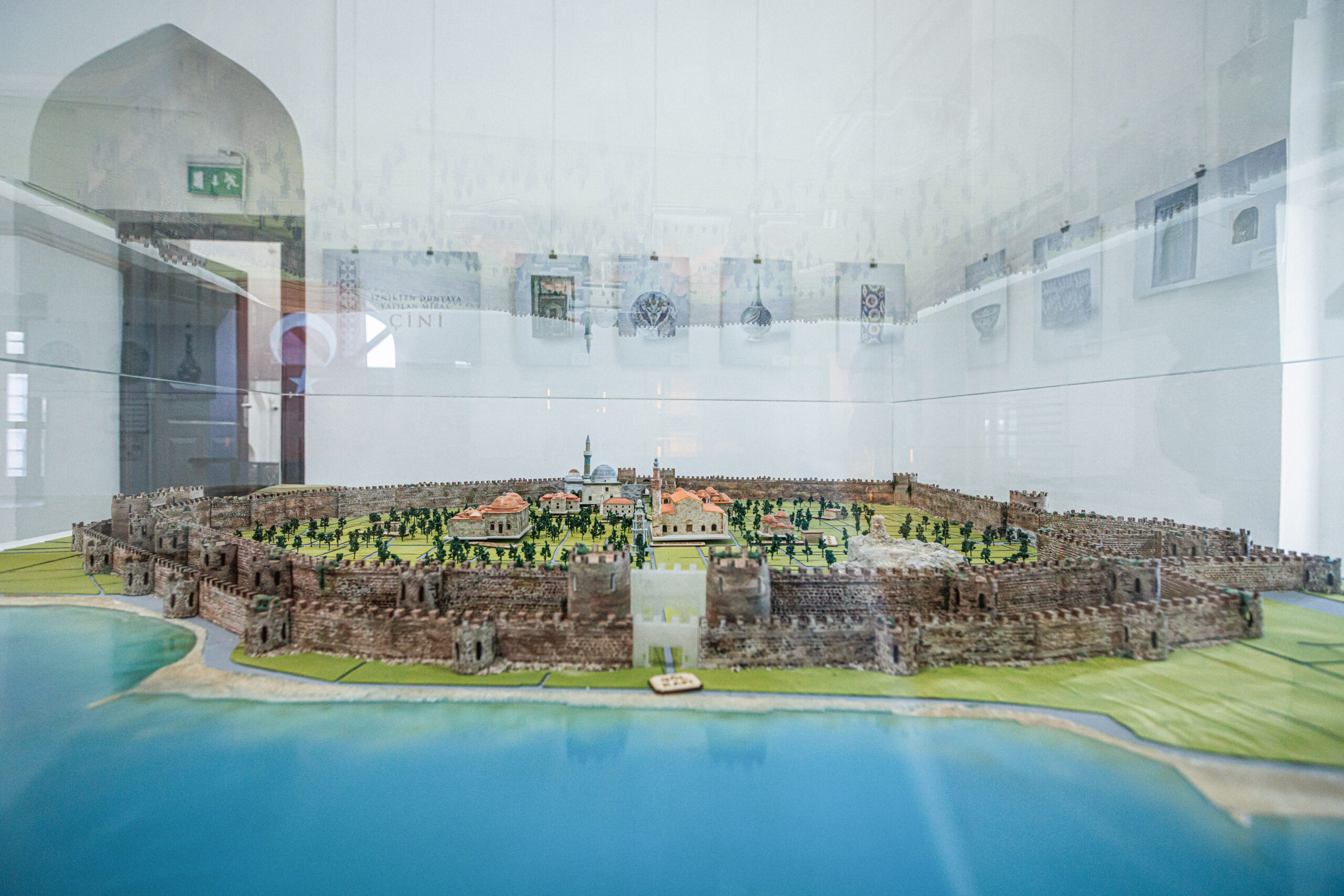 Modell der antiken Stadt Nizäa