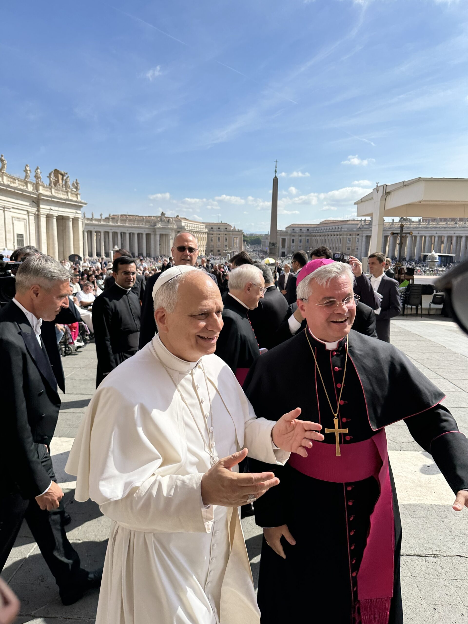 Erzbischof Dr. Bentz und Papst Leo XVI.