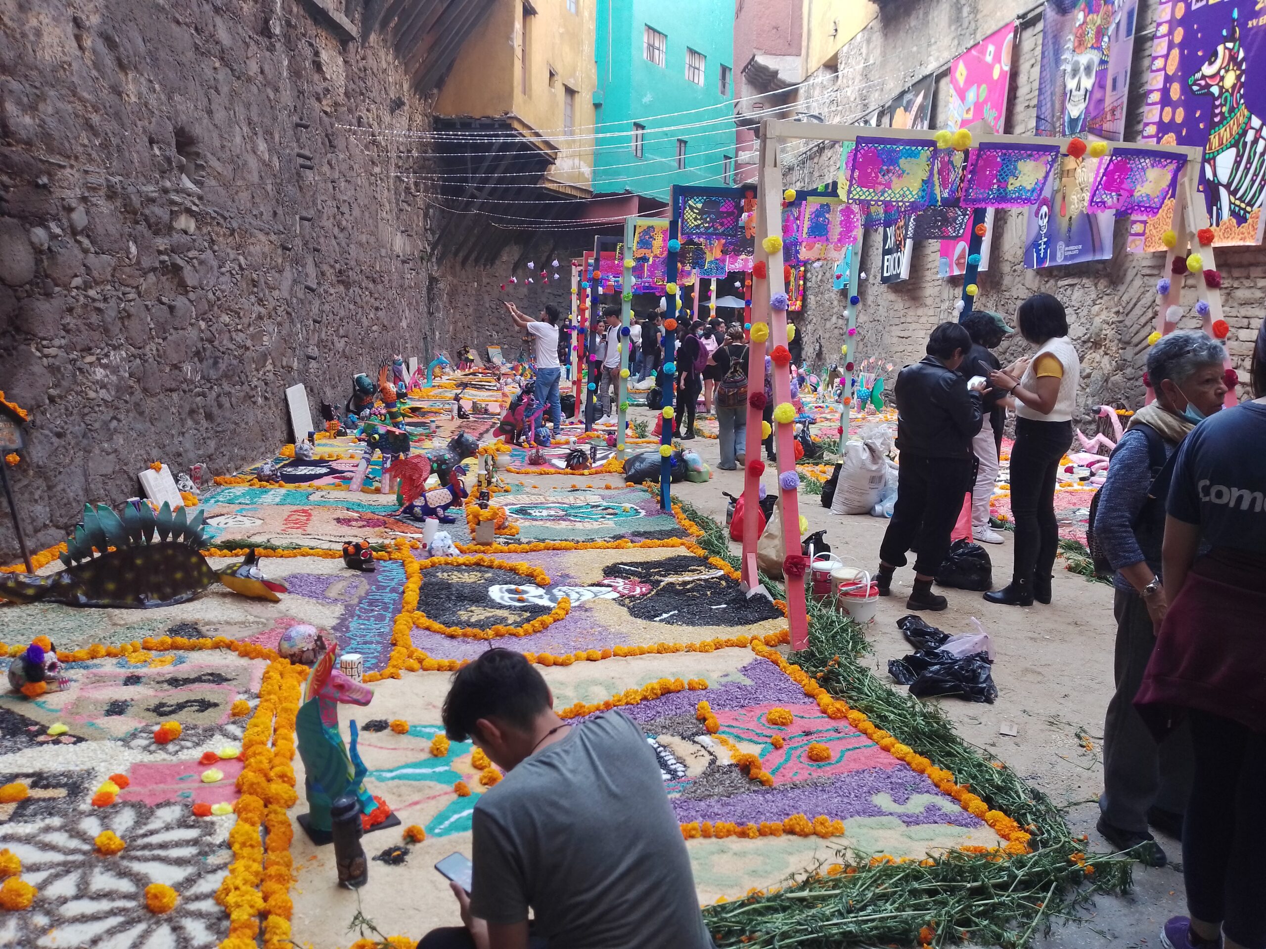 Eindruck vom Dia de los Muertos in Guanajuato Capital