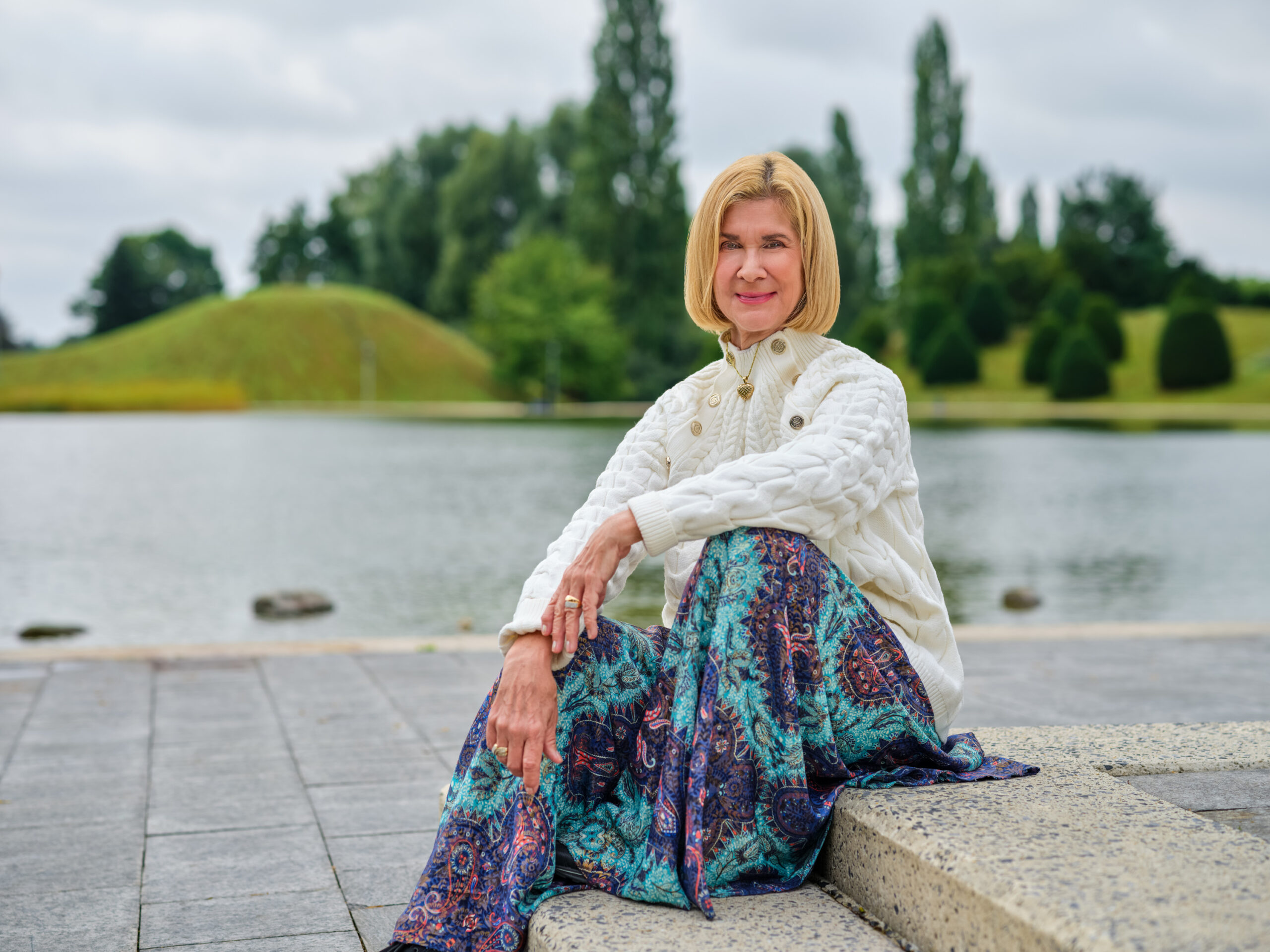 Brigitte Mohn führt die Bertelsmann Stiftung in Gütersloh und engagiert sich gesellschaftlich stark.