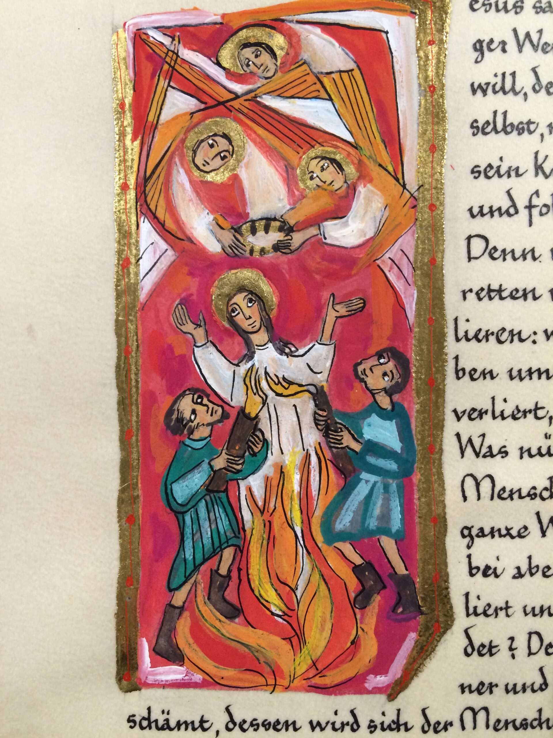 Die Heilige Agatha, Schutzpratonin der Feuerwehr