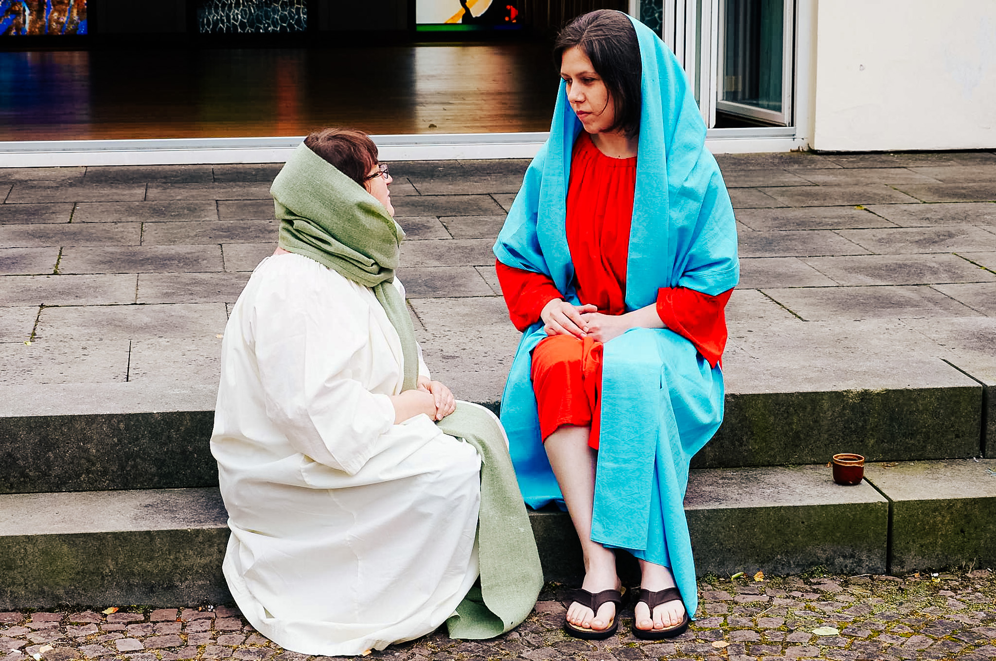 Szene der ersten Szene "Mariä Heimsuchung" aus dem Jahr 2013