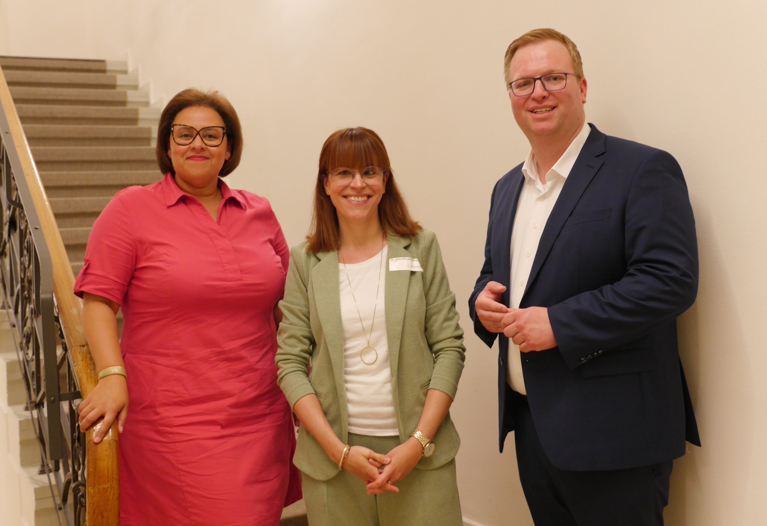 v.l. Nadine Mersch, Dr. Julia Reuschenbach, Jan Hilkenbach