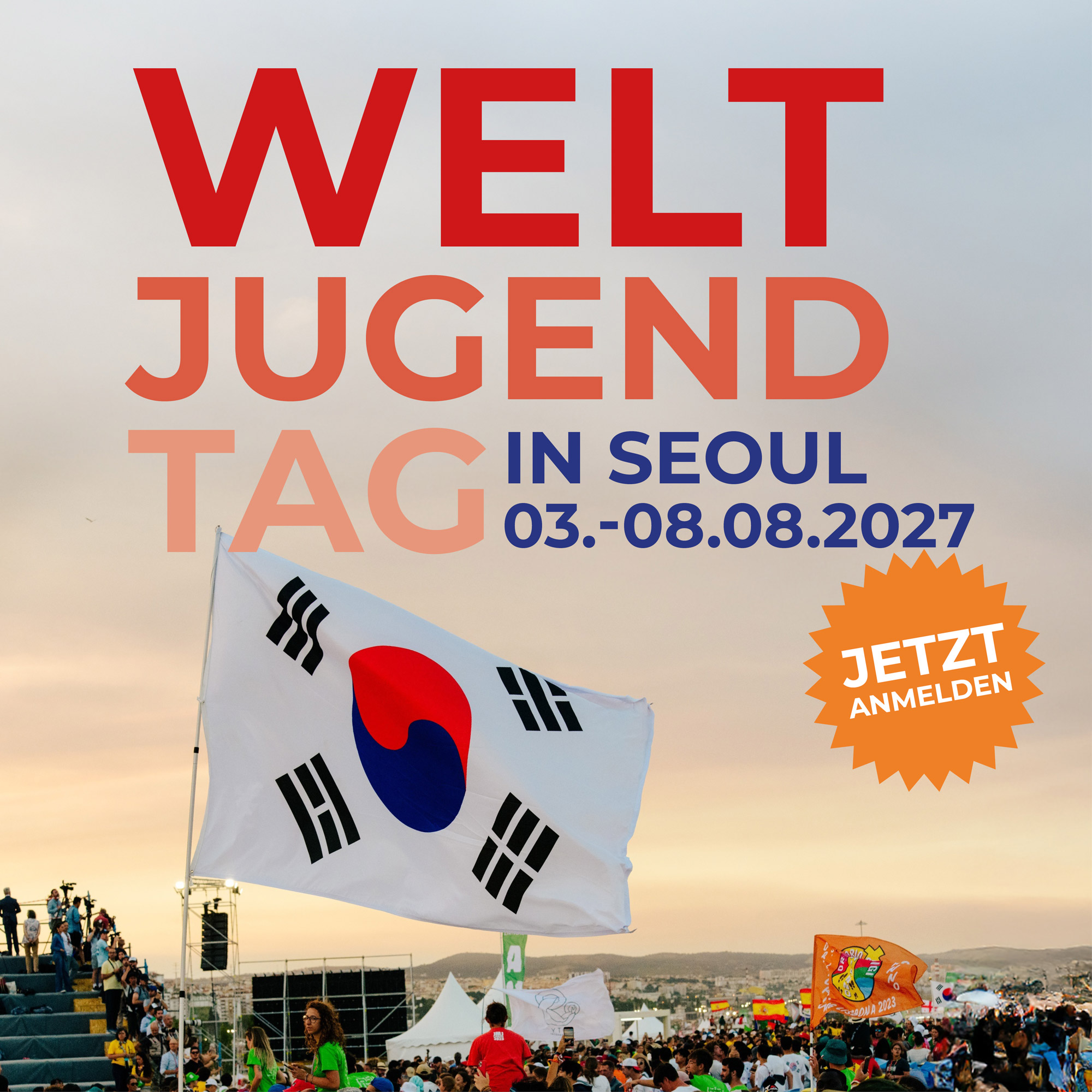 Die Anmeldung für die Fahrt zum Weltjugendtag nach Seoul aus dem Erzbistum Paderborn hat begonnen.