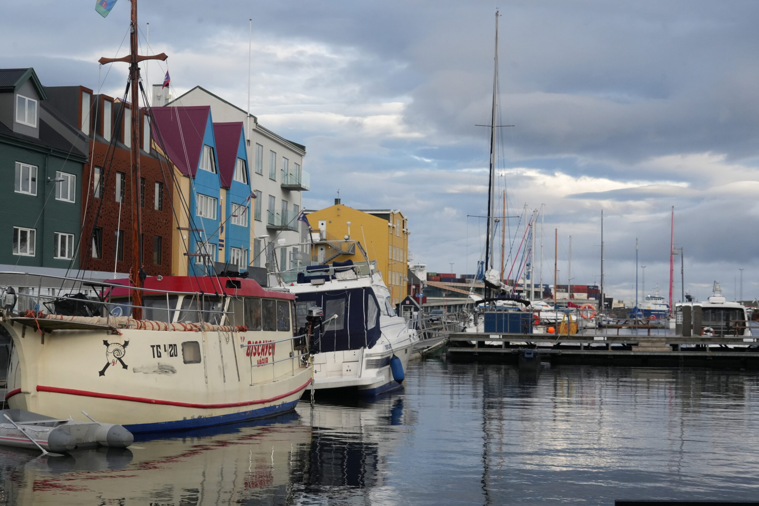 Der Hafen von Tórshavn.