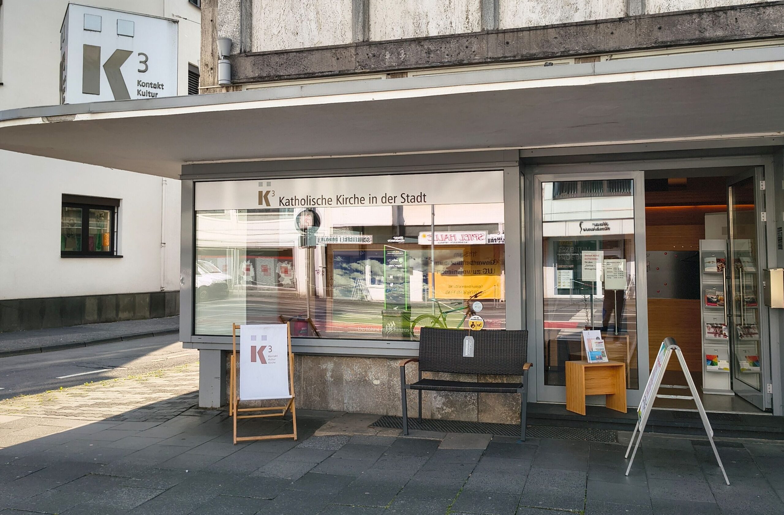 Schaufenster des K³ in Siegen